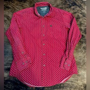 Wrangler Geometric Button Down - Size L
